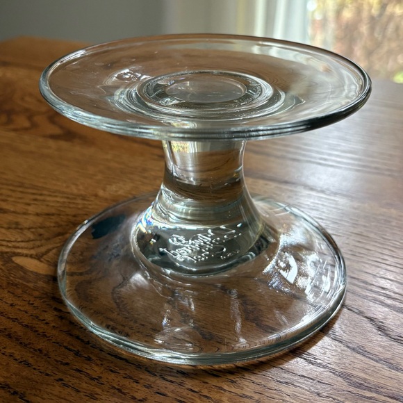 The Pampered Chef 3-piece Glass Pedestal Trifle Bowl with White Lid- vintage - Picture 4 of 13